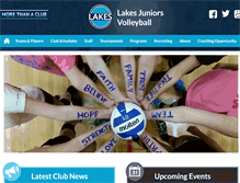 Tablet Screenshot of lakesjrs.com